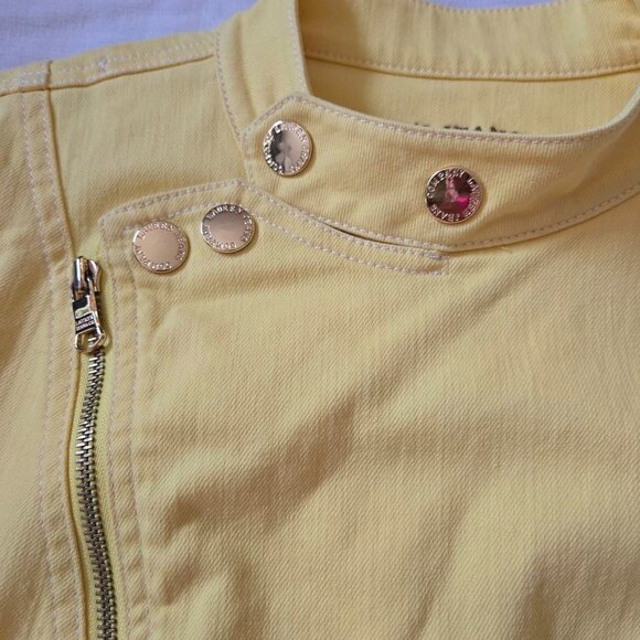 Size Large Ralph Lauren Yellow Full Zip Jacket - Picture 2 of 10